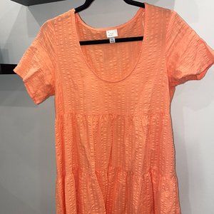 A New Day Coral Babydoll Dress